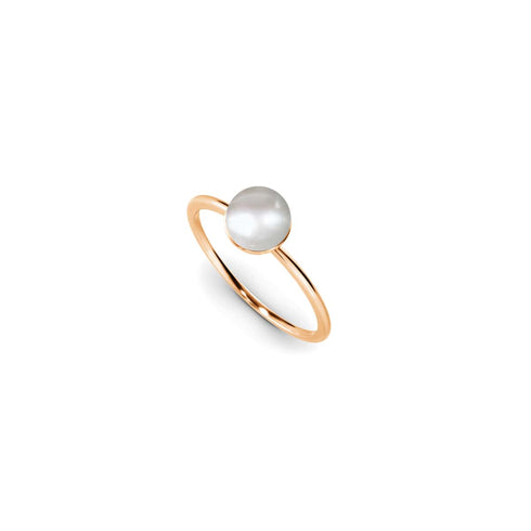 Or Rose Vermeil | Anneau de perle naturelle